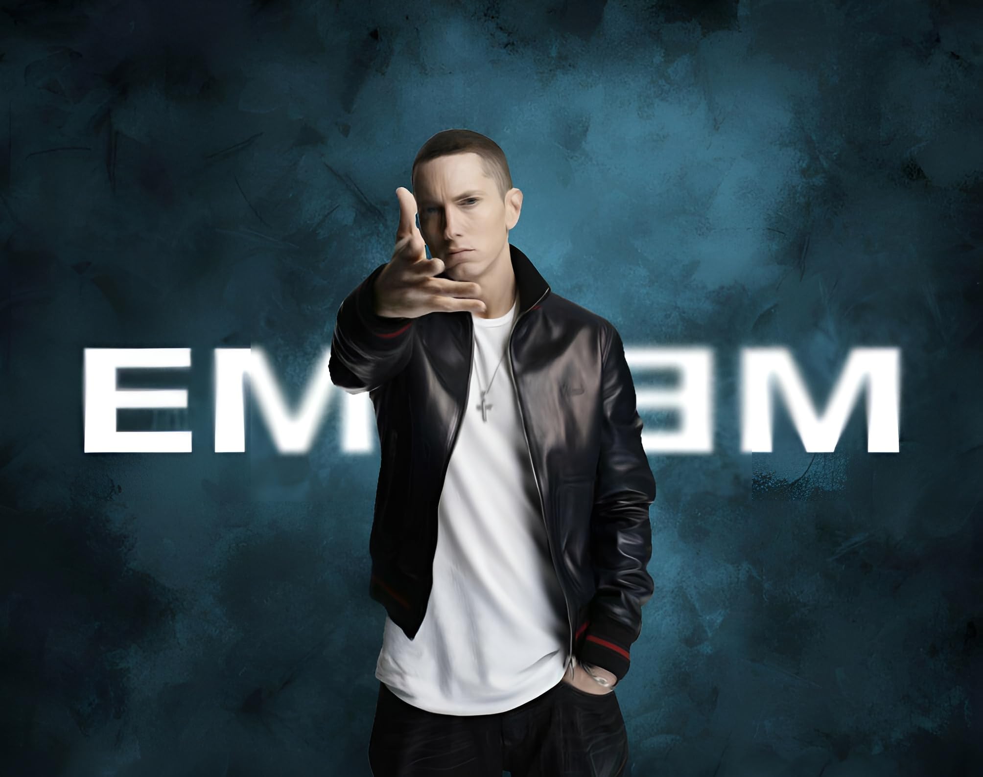 Eminem Poster 8 Miles Marshall Mathers Photo Rap Hip Hop Wall Art Picture A4