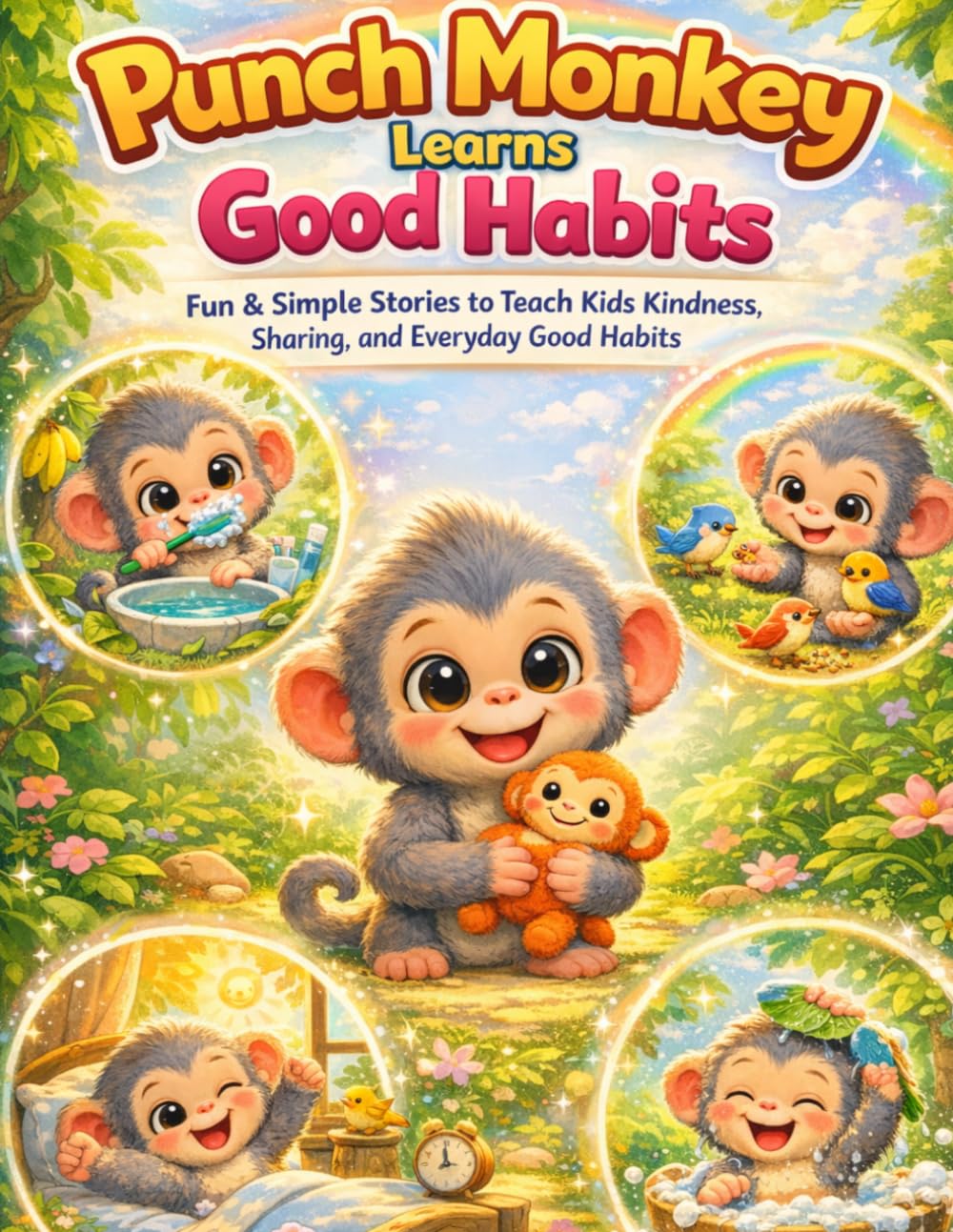 Punch Monkey Learns Good Habits: Fun & Simple Stories to Teach Kids Kindness, Sharing, and Everyday Good Habits (Punch Monkey's Little Library)