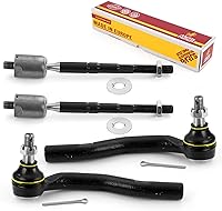 Metrix Premium 4-Pc Inner & Outer Tie Rod End Kit for 2007-2012 Lexus ES350, 2007-2011 Toyota Camry, 2005-2012 Avalon - Exceeds OEM, Made in Europe
