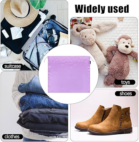 Miniatura 4 de Paquete de 6 bolsas para el polvo para bolsos, bolsas de seda para bolsos, zapatos, botas, bolsa de seda a prueba de polvo con cordón, bolsa de