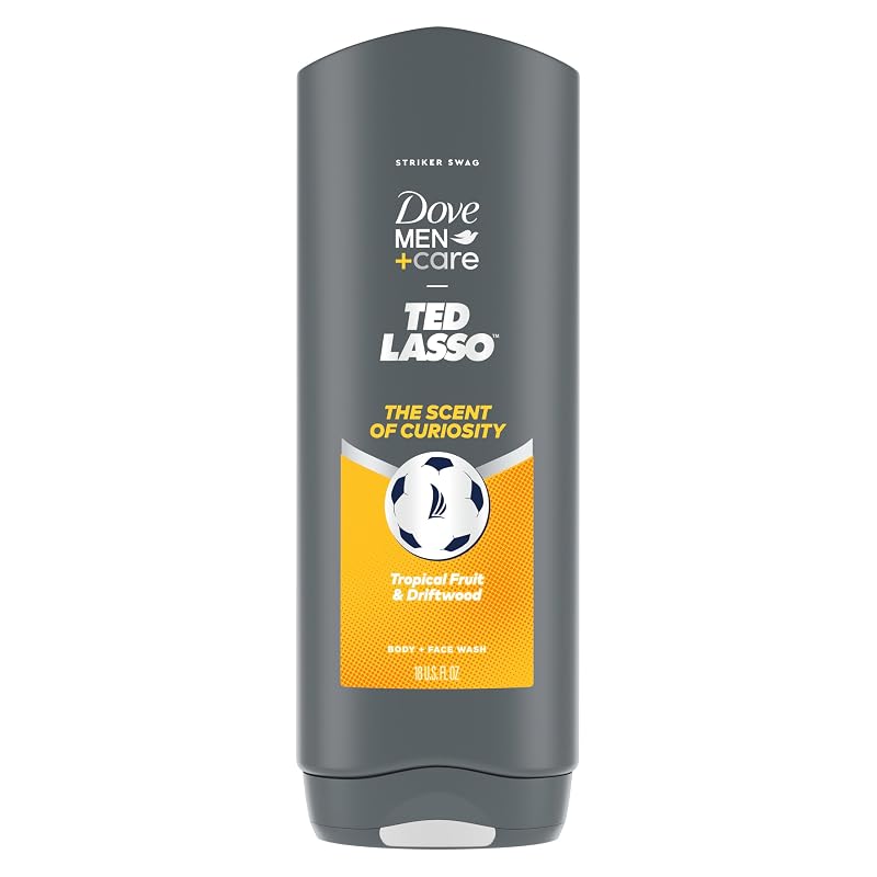 Sabonete líquido corporal e facial DOVE MEN + CARE Ted Lasso Scent of Curiosity, 532 mL
