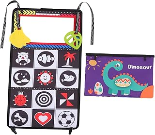 Toyvian 1 Conjunto De Livro De Pano Com Espelho Distorcido Livro De Pano Para Crianças Livro De Enrugamento Brinquedos Educativos Infantis Livro De Enrugamento Livros De Pano Livro