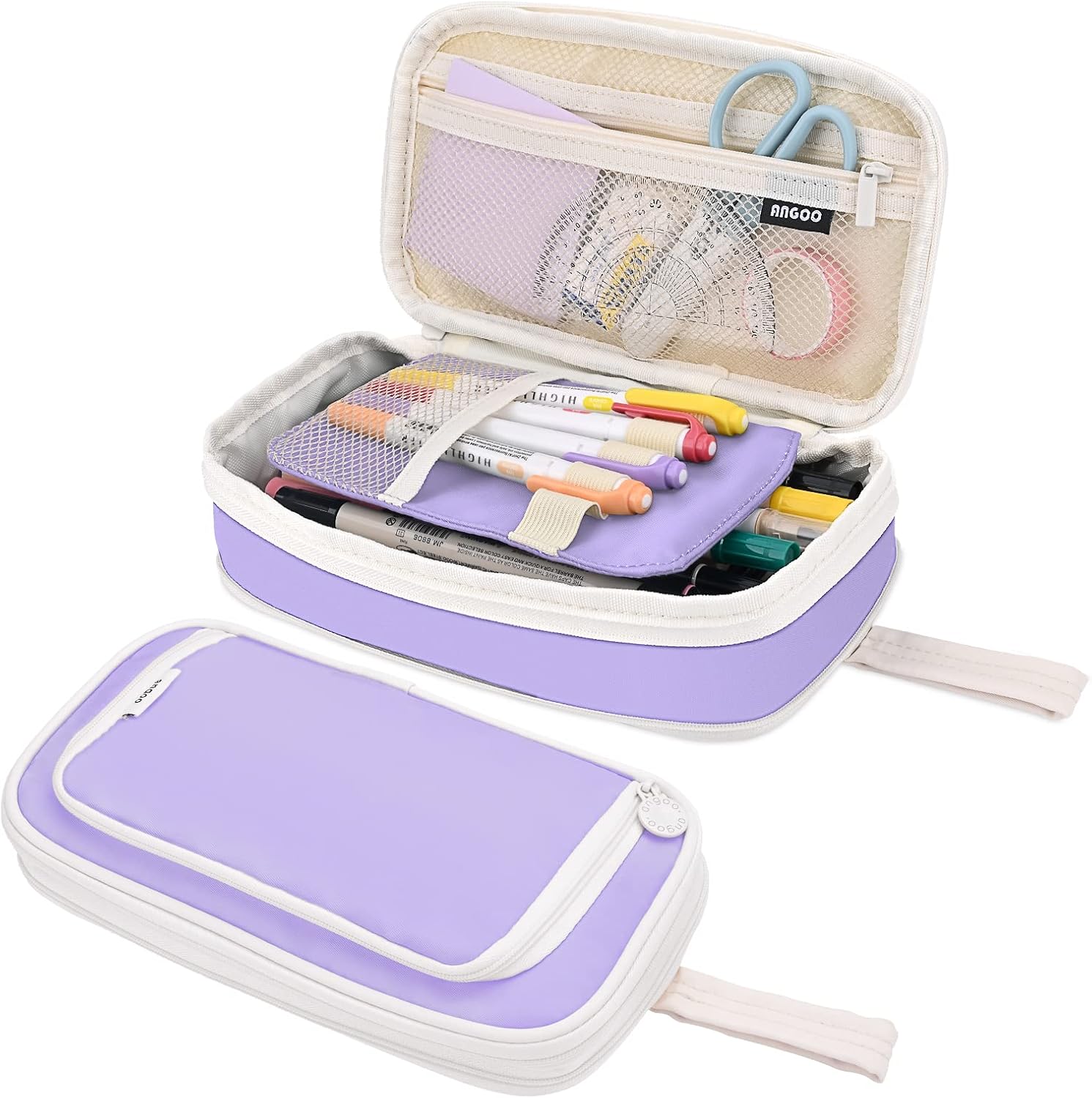 Astuccio Scuola Fmeida Grande Capacità - Portamatite Per Bambini E Ragazzi, Design Spazioso E Resistente - Foto 7