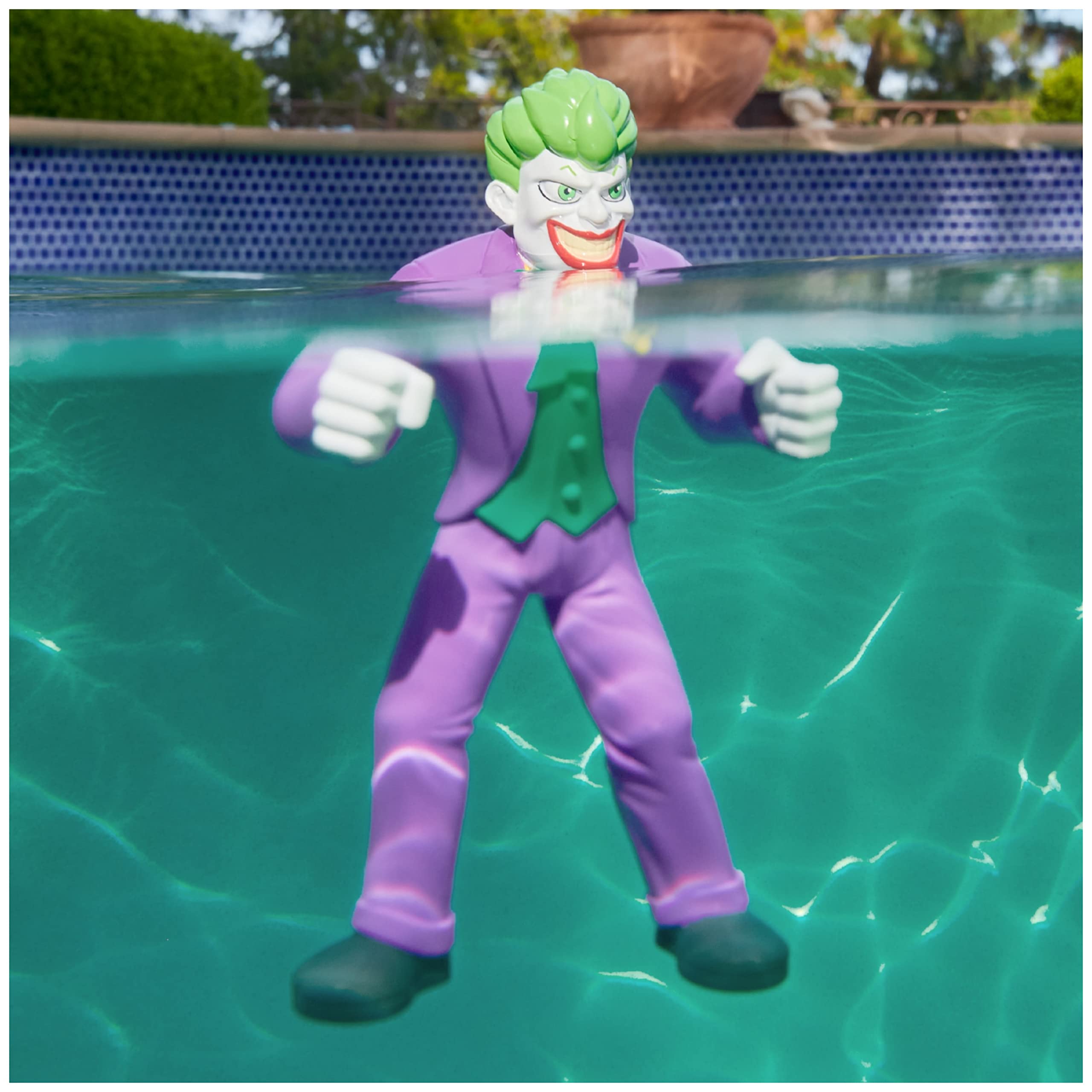 Swimways DC Joker pływające figurki do kąpieli, akcesoria do basenu i zabawki basenowe dla dzieci, artykuły imprezowe i zabawki wodne dla dzieci w wieku od 3 lat