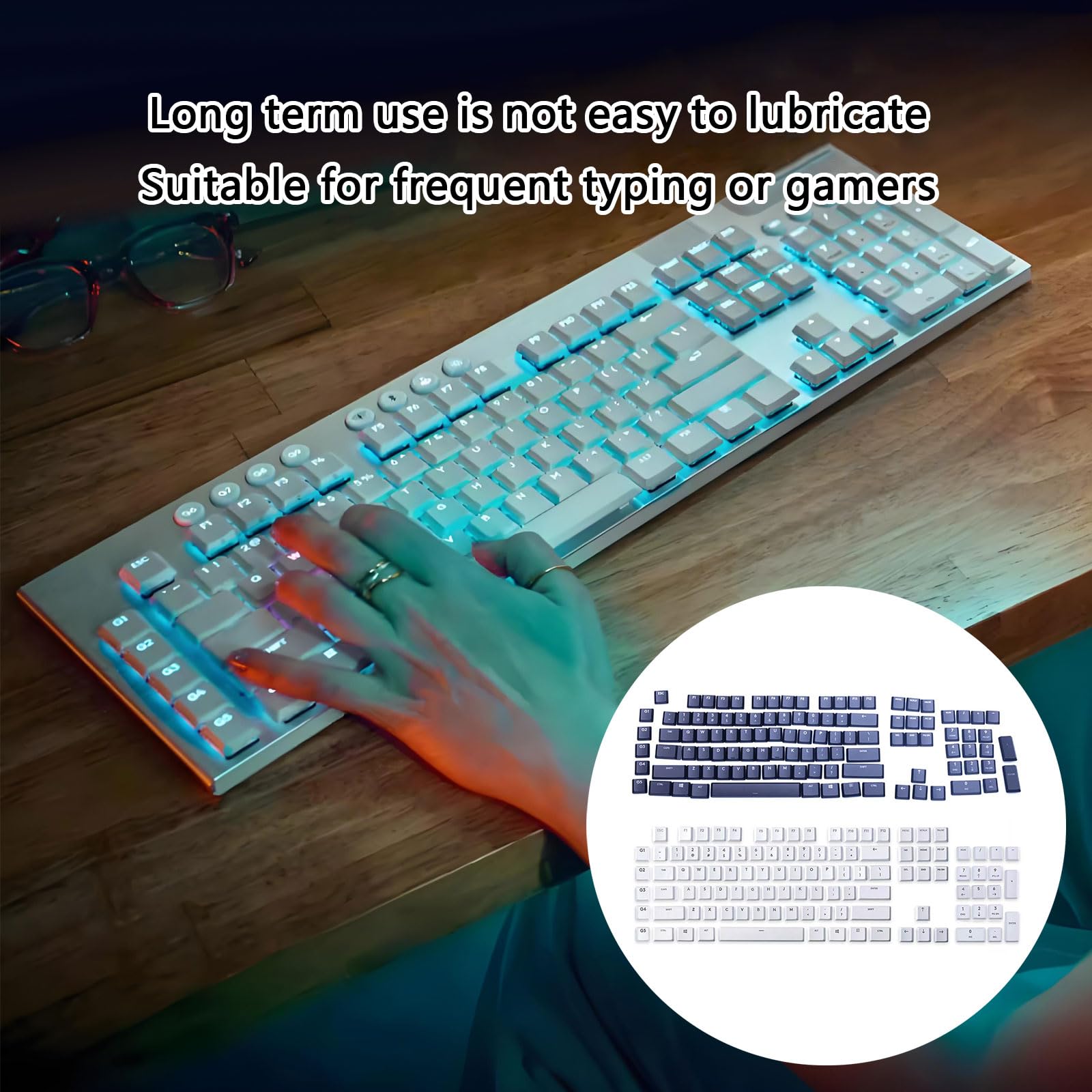Copritasti universali per tastiere G915/G913/G815/G813 TKL Tactiles Comfort Feel Anti-Fingerprint keycaps personalizzabili per il gioco