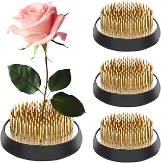 Flower Frogs 2 Inch Flower Arranger Flower Pin Frog Round Frog Floral Fixed Tool Floral Arrangement Pin Holder Japanese Flower Holder Flower Arranger for Vase Flower Arrangement (4 Pcs)