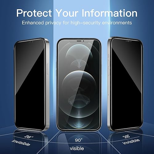 Miniatura 152 de NEW'C - Paquete de 3 protectores de pantalla para iPhone 14, iPhone 13, iPhone 13 Pro (6.1 pulgadas), protección mejorada de vidrio templado