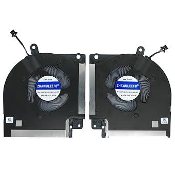 Replacement New Laptop CPU + GPU Cooling Fan for DELL Alienware X17 R1 X17R1 2021 Series CN-0X63JW CN-09DNWT EG50061S1-1C050-S9A EG50061S1-1C040-S9A DC12V 0.40A Fan