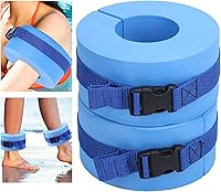 Vista 6 de Puños para ejercicio de natación, 2 unidades, de EVA, aeróbicos acuáticos, tobillos, cinturones de brazos con hebilla de liberación rápida