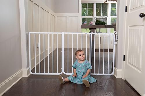 Miniatura 8 de Cardinal Gates MG15 Puerta de bebé con bloqueo automático  Puerta ajustable para perros  Puerta de seguridad de aluminio para niños y mascotas  26.5
