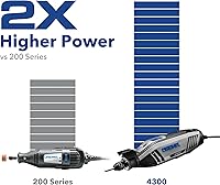 Vista 7 de Kit de herramienta giratoria versátil Dremel 4300-9/64 con eje flexible - 9 piezas adicionales y 64 accesorios - Ideal para grabado, grabado