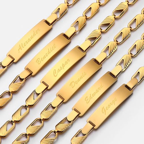 Miniatura 3 de Tina&Co Personalized Baby Name Bracelet Customized 18K Gold Plated for NewBorn to Children Girl Boy Birthday Baby Shower Gift Personalized Gift