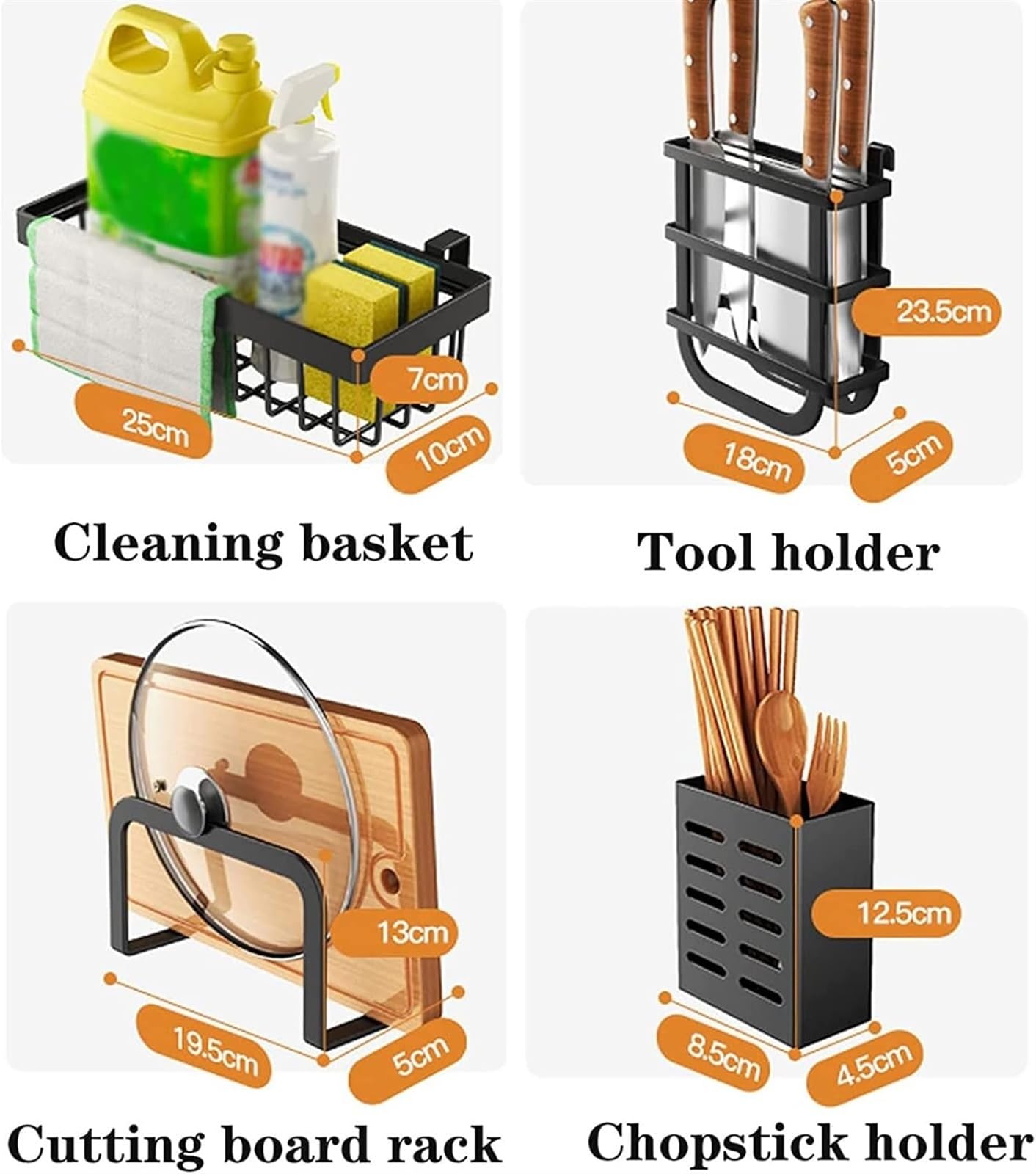 Escurridor de platos, escurridor de platos grande, escurridor de platos para fregadero, escurridor de platos grande de metal de 2 niveles, escurridor de platos sobre el fregadero para organizar el alm