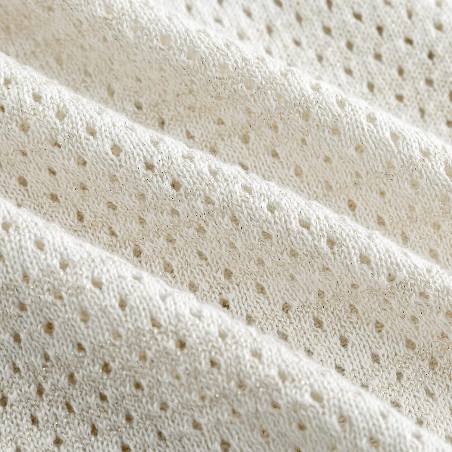 Simplee kids Baby Girl White Sweater Knitted Cardigan for Toddler 1-7Years Open Front Coats Spring Summer Kids Solid Jacket White 12-18Months
