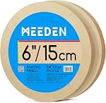 MEEDEN Round Wood Canvas Panels: 3/4" Deep 12" Dia Round Wooden Canvas Panel - Pack of 2 Cradled Wood Art Boards for Pouring Art, Crafts, Painting
