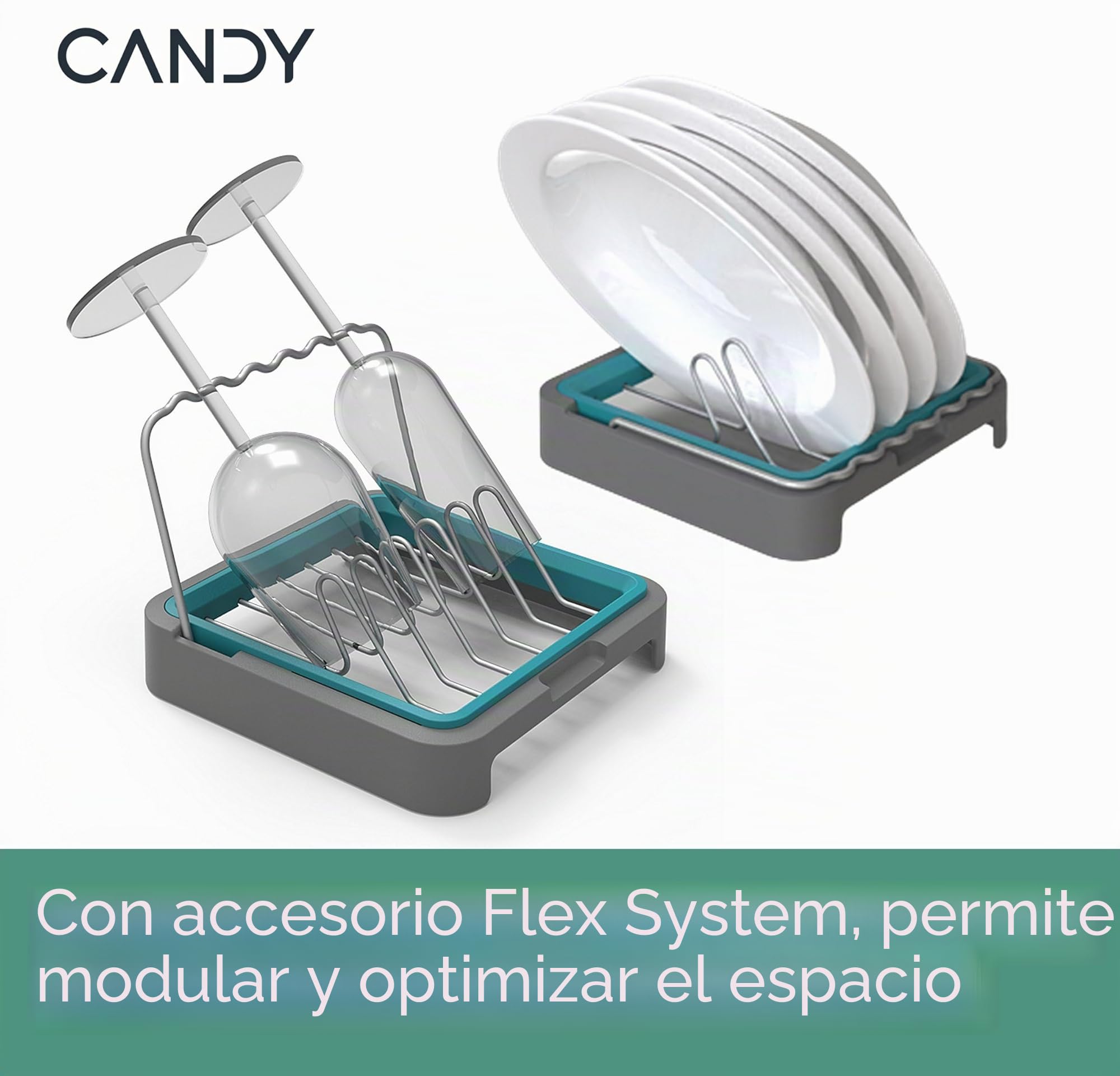Candy Rapido' CP 8F9FFW Lavavajillas compacto, 8 cubiertos, 8 programas, lavado y secado de 190 cm, primera selección, HxBxD 59,5 x 50,1 x 55 cm, blanco [clase energética F]