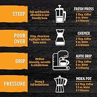 Vista 6 de Yellowstone Bunkhouse Café tostado medio, 100% café molido arábica, 12 onzas