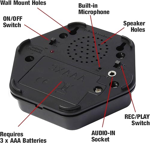 Miniatura 4 de Talking Products, Grabadoras de voz Talking Tiles, botones de sonido de comunicación. Paquete de 6 colores, grabación de 80 segundos. Recursos