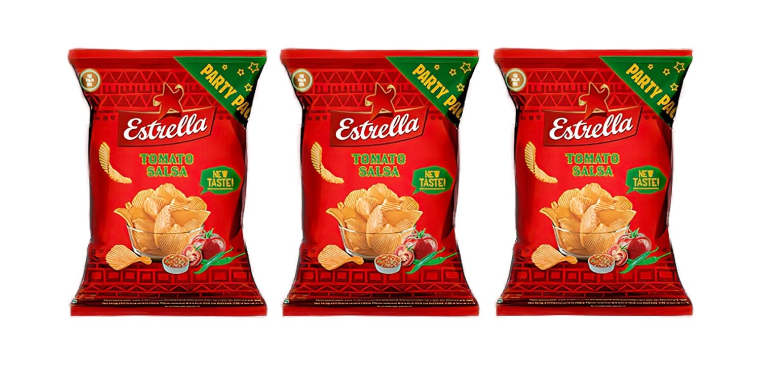 ESTRELLA Tomato Salsa Flavor Potato Chips Crisps 180g Party