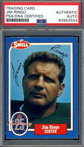 Jim Ringo PSA DNA Signed 1988 Swell Autographed Jim Ringo PSA DNA Signed 1988 Swell Autographed