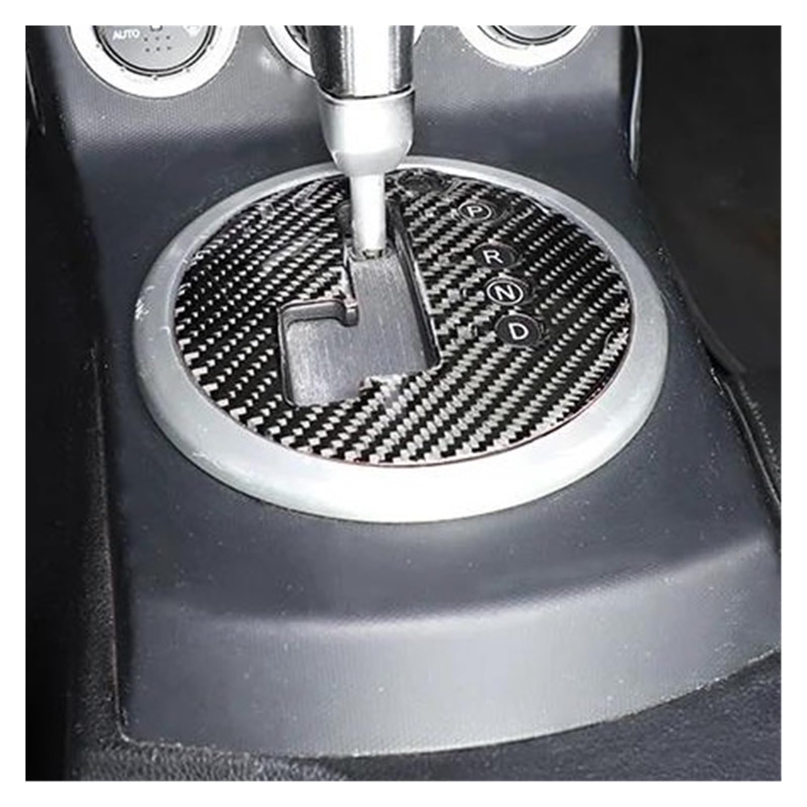 Rivestimento interno della consolle centrale Per 350Z 2003-2006 Indicatore di marcia per auto Adesivo per cornice decorativa Accessorio per protezione ingranaggi RHD