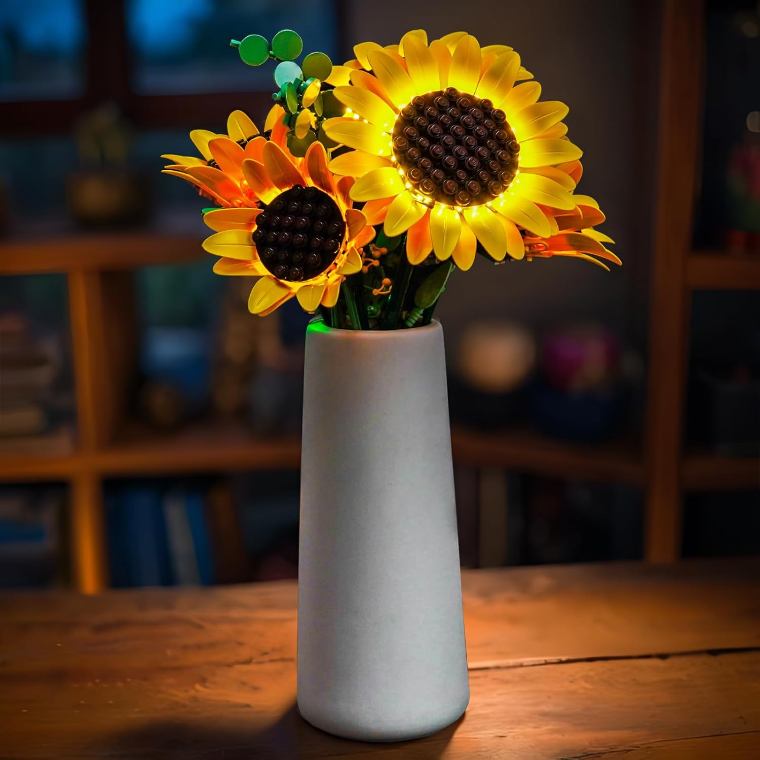 BrickBling Light Compatible with Lego Sunflower Bouquet, LED Lighting Compatible with Lego 11502, Light up Your Botanical Collection (Lights Only, Excluding Flower Set)