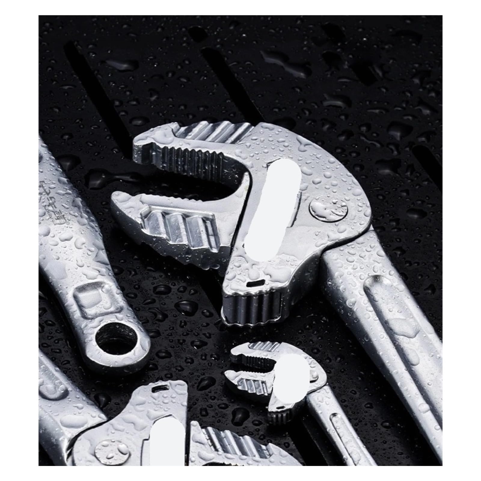 Pinza a Pappagallo Chiave ad artiglio di granchio for impieghi gravosi autobloccante a ganascia larga con cricchetto regolabile for la produzione tubi automobilistici domestici(7-10mm)