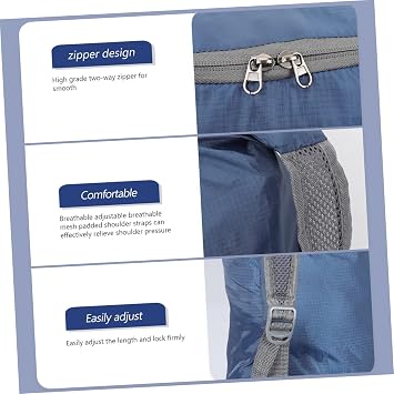 Lightweight Folding Backpack Waterproof Travel Backpack Large Capacity Hiking Bag Unisex Outdoor Sports Daypack for Camping and Travel
