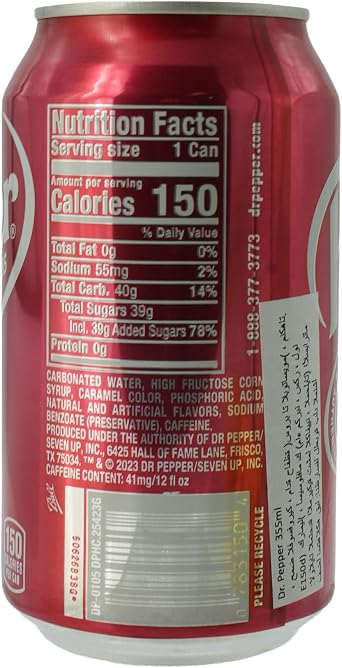 Dr Pepper Cherry 355 ml (Pack of 12)