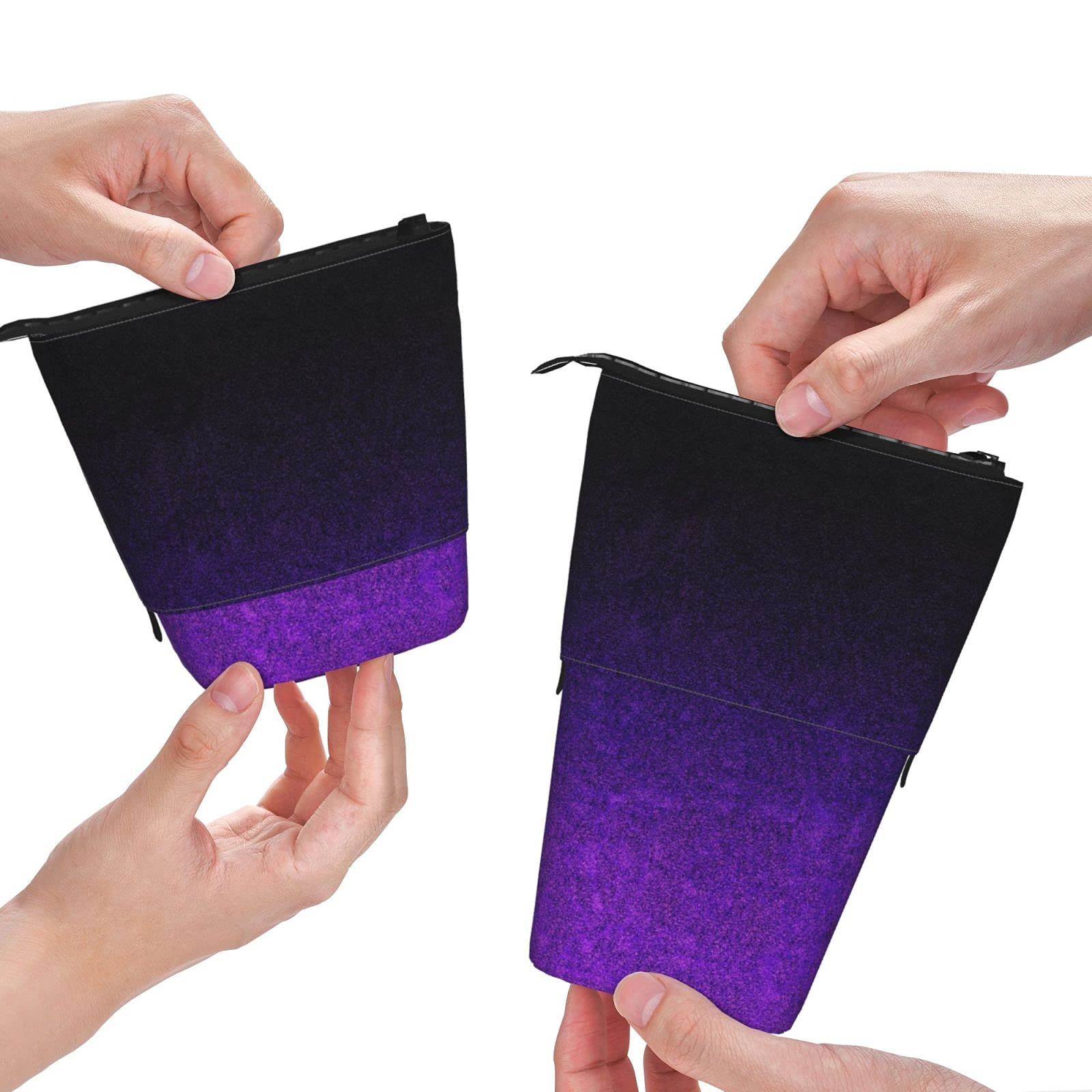 YXDVPALNE Teleskop-Federmäppchen - Mit Glitzer Und Reißverschluss