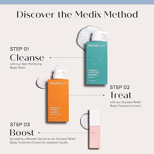 Vista 19 de Medix 5.5 Gel exfoliante de ácido glicólico + ácido láctico KP Bump Eraser AHA exfoliante para el cuidado de la piel Queratosis pilaris y acné