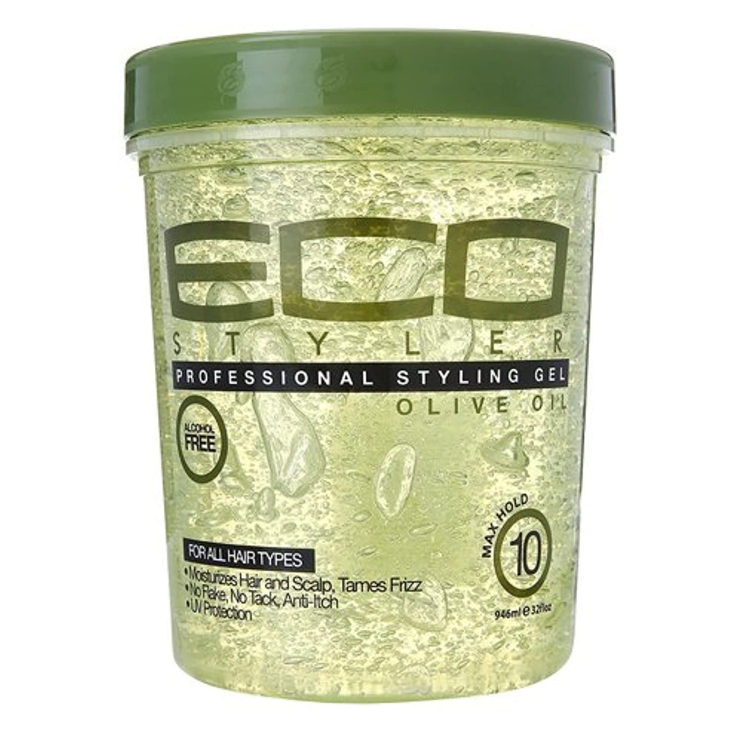 Eco Style Gel, Olive,(2 Pack of 32 Ounce)