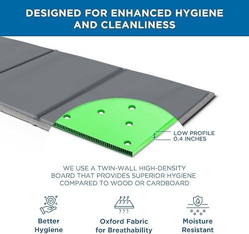 Miniatura 6 de Meliusly Premium Tablero Bunkie de 10mm Tamaño Queen (152x203 cm) Diseño de Tablero de Cama de Perfil Bajo con Patente Pendiente - Tableros Bunkie