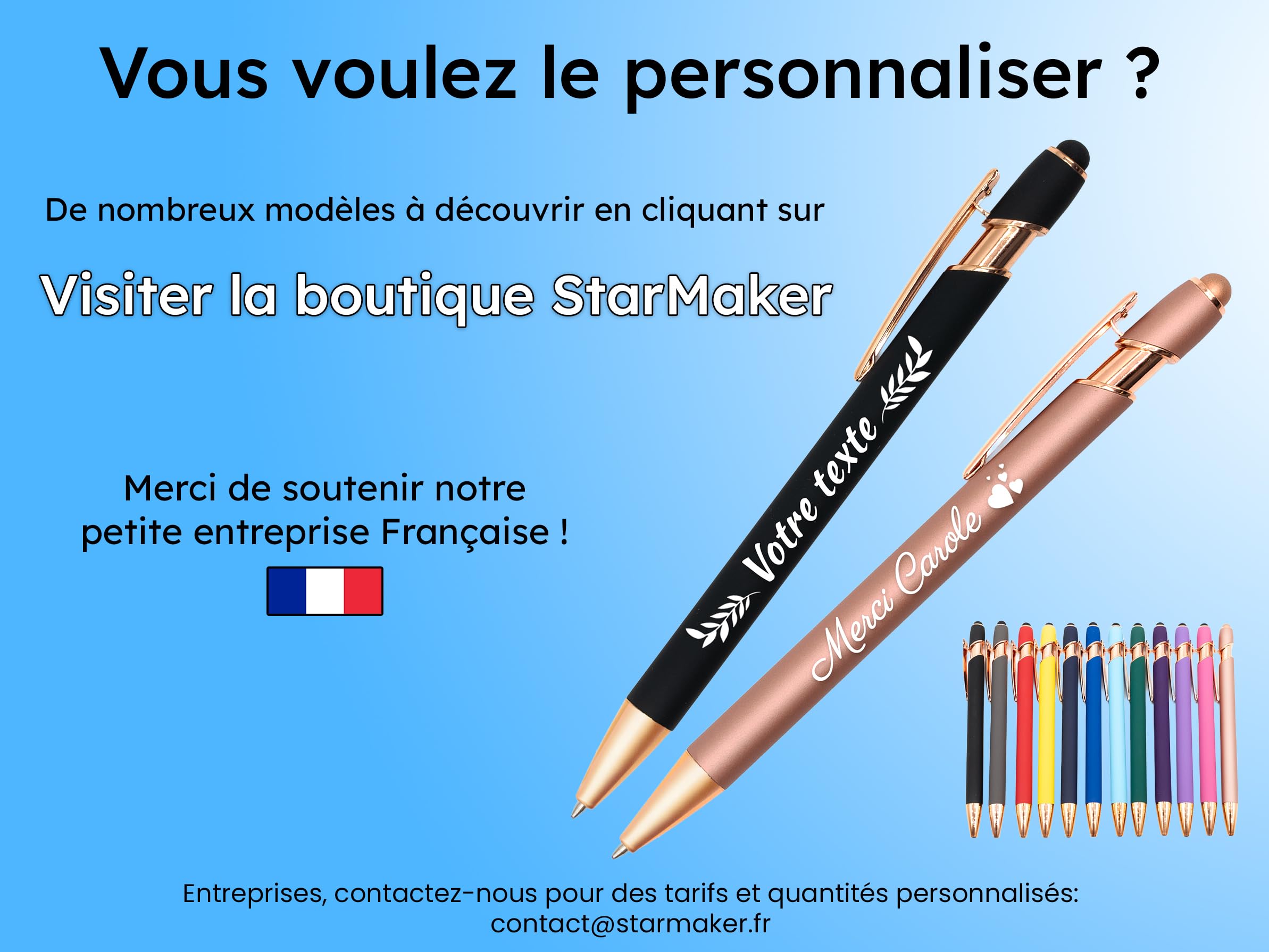 Stylo Merci Pour Cette Belle Année 2025 - Idée Cadeau Fin D'année