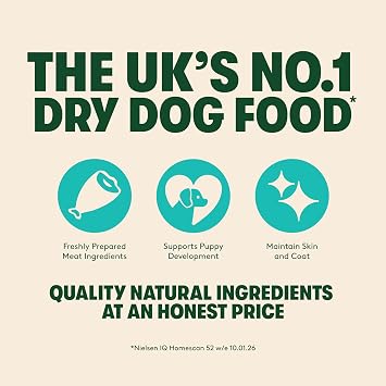 Harringtons Complete Dry Puppy Food Turkey & Rice 10kg - Made with All Natural Ingredients (Packaging may vary)