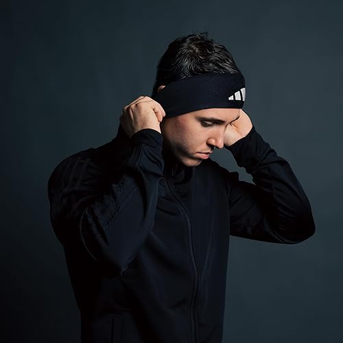 Miniatura 6 de adidas Diadema elástica Alphaskin unisex para adultos