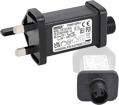 CubePlug 12V 12W String Lights Indoor-Outdoor Power Adapter for CZJUTAI JT-DC 12V 12W /9W /7.2W /6W /4.5W /3.6W-IP44 Christmas Lighting [U3T2]
