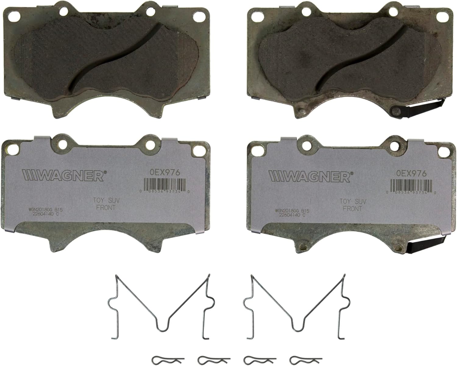 Wagner Brake OEX OEX976 Disc Brake Pad Set Premium Ceramic