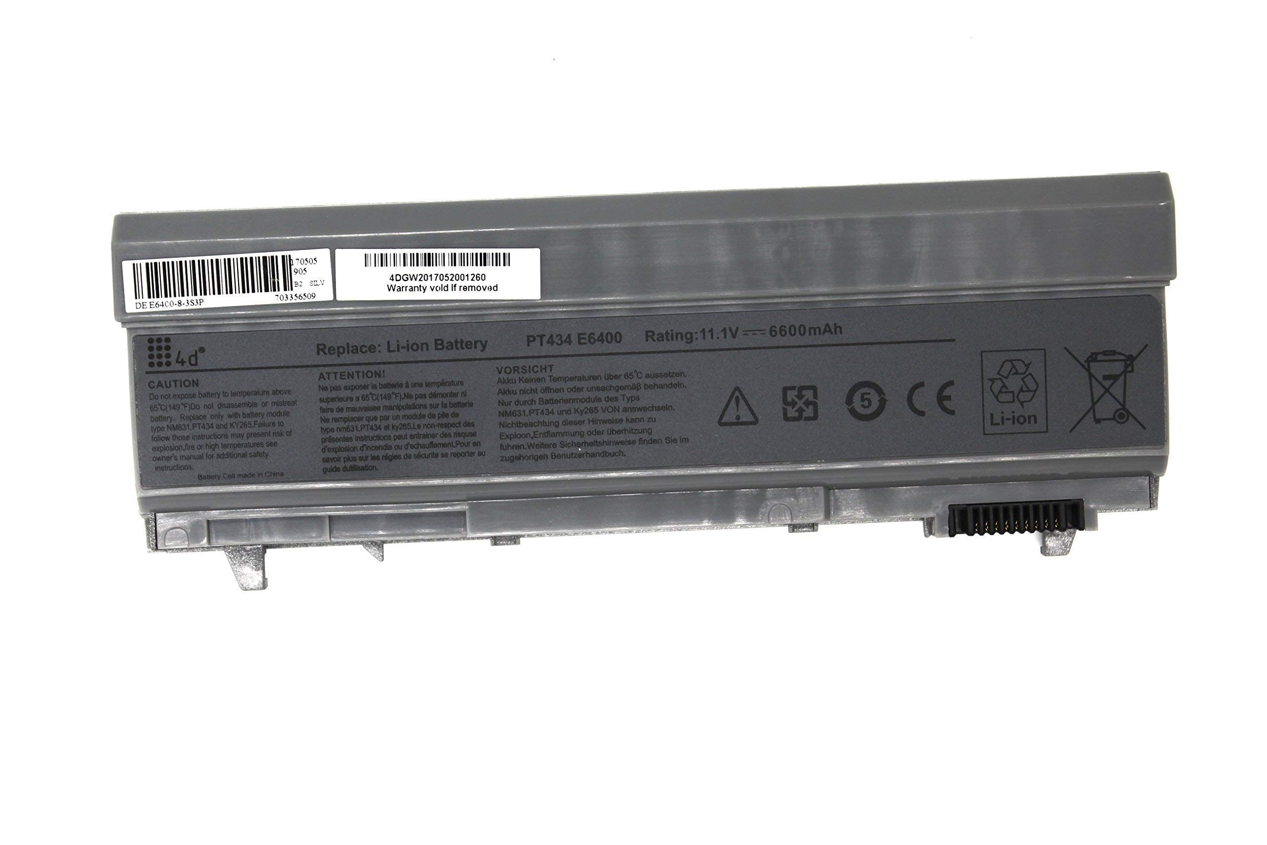 TravisLappy Replacement Laptop Battery Compatible for Dell Latitude E6400 ATG E6500 E6410 E6510 PT434 PT435 PT436 (B08WBW4KWH) Amazon Price History, Amazon Price Tracker