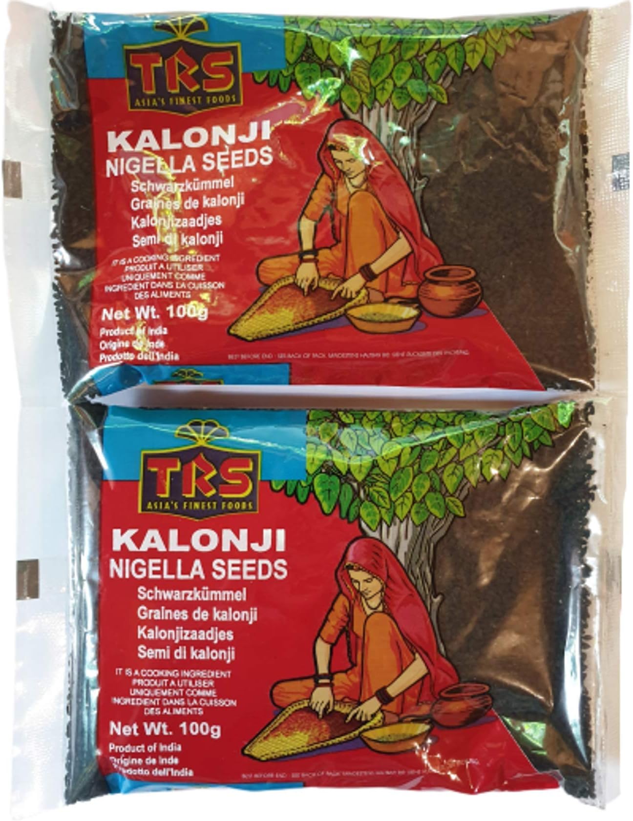 Kalonji / Black Onion Seed / Nigella 100g Bag by TRS