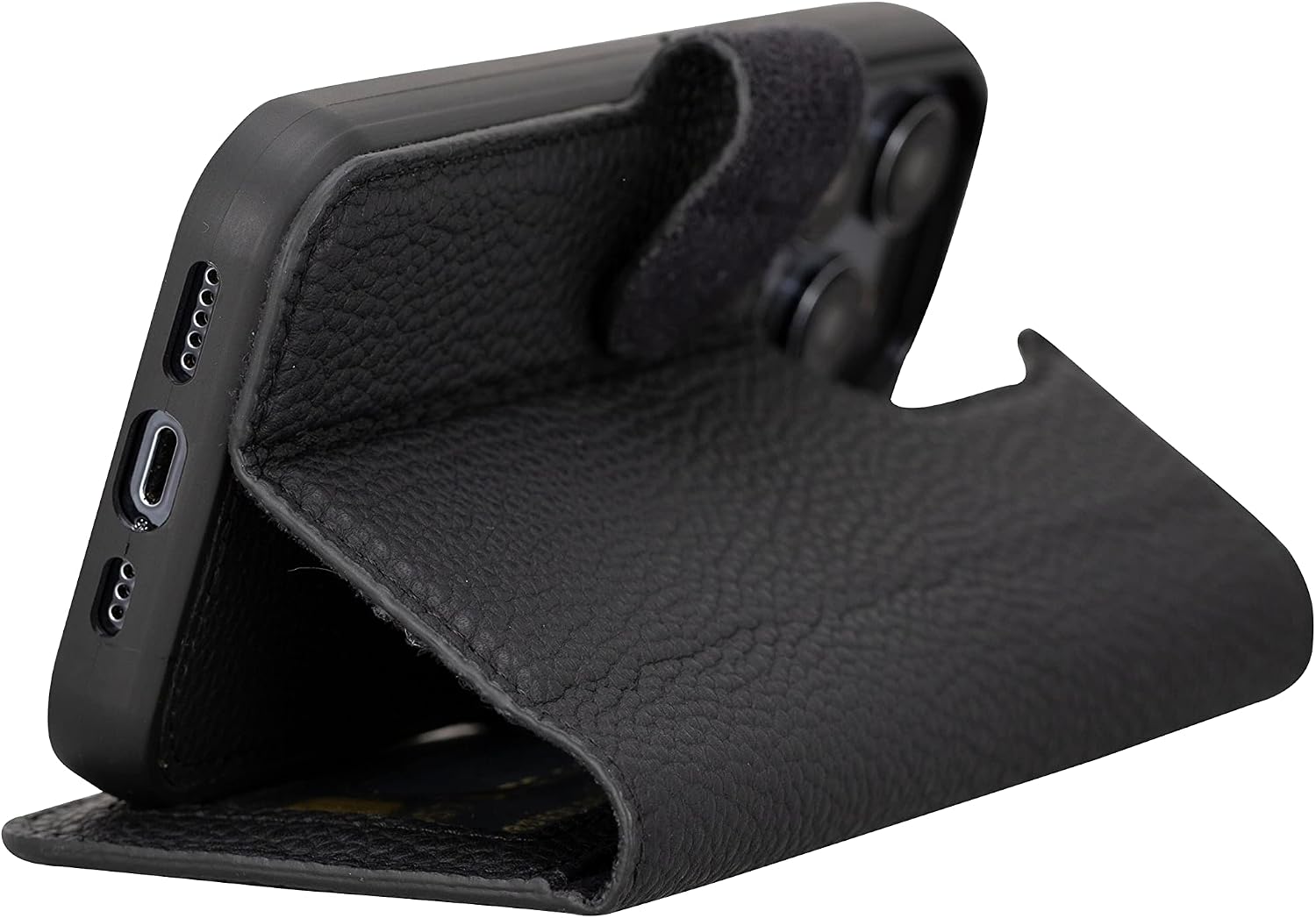 BLACKBROOK iPhone 14 Pro, 2 in 1 Wallet and Case Set - Full Grain Carter Magnetic Detachable Leather Case - 4 Credit Card Slots, Cash & ID Pockets