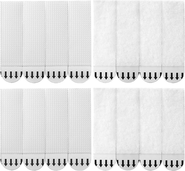 Picture Hanging Strips Heavy Duty,28-Pairs(56 Strips)Picture Canvas Hanger No Nails,Photo Frame Stickers for Wall,Hanging Picture Without Nail,Damage Free Adhesive Poster Refill Mounting Strips,Medium