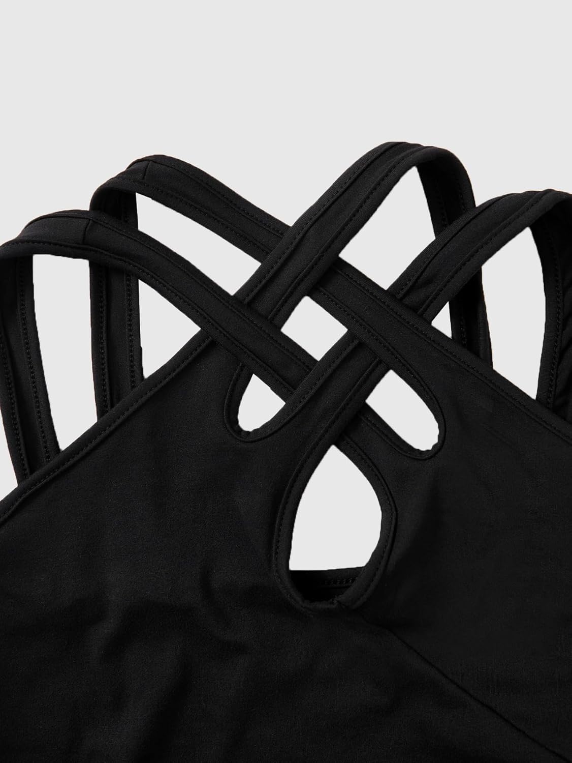 Women's Elegant Criss Cross Bodycon Dress Summer Sleeveless High Slit Midi Evening Party Cocktail Dresses - Image 4