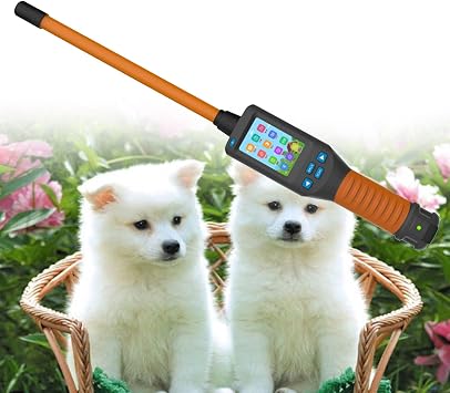 Microchip Scanner ISO 11784/11785, Handheld RFID Reader for FDX-B, FDX-A, HDX EMID, 134.2kHz Compatibility