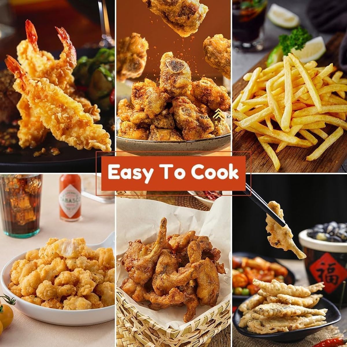 2025 New Japanese Deep Fryer Pot, 304 Stainless Steel Frying Pot with Thermometer and Oil Drip Drainer Rack, for Kitchen Stove/Induction Cooker French Fries Fryer Chicken 4.2L (Gold,3.4L)