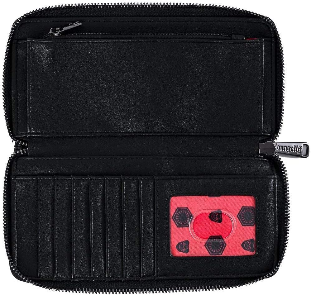 Loungefly Star Wars Kylo Ren Cosplay Faux Leather Zip Around Wallet - Image 3