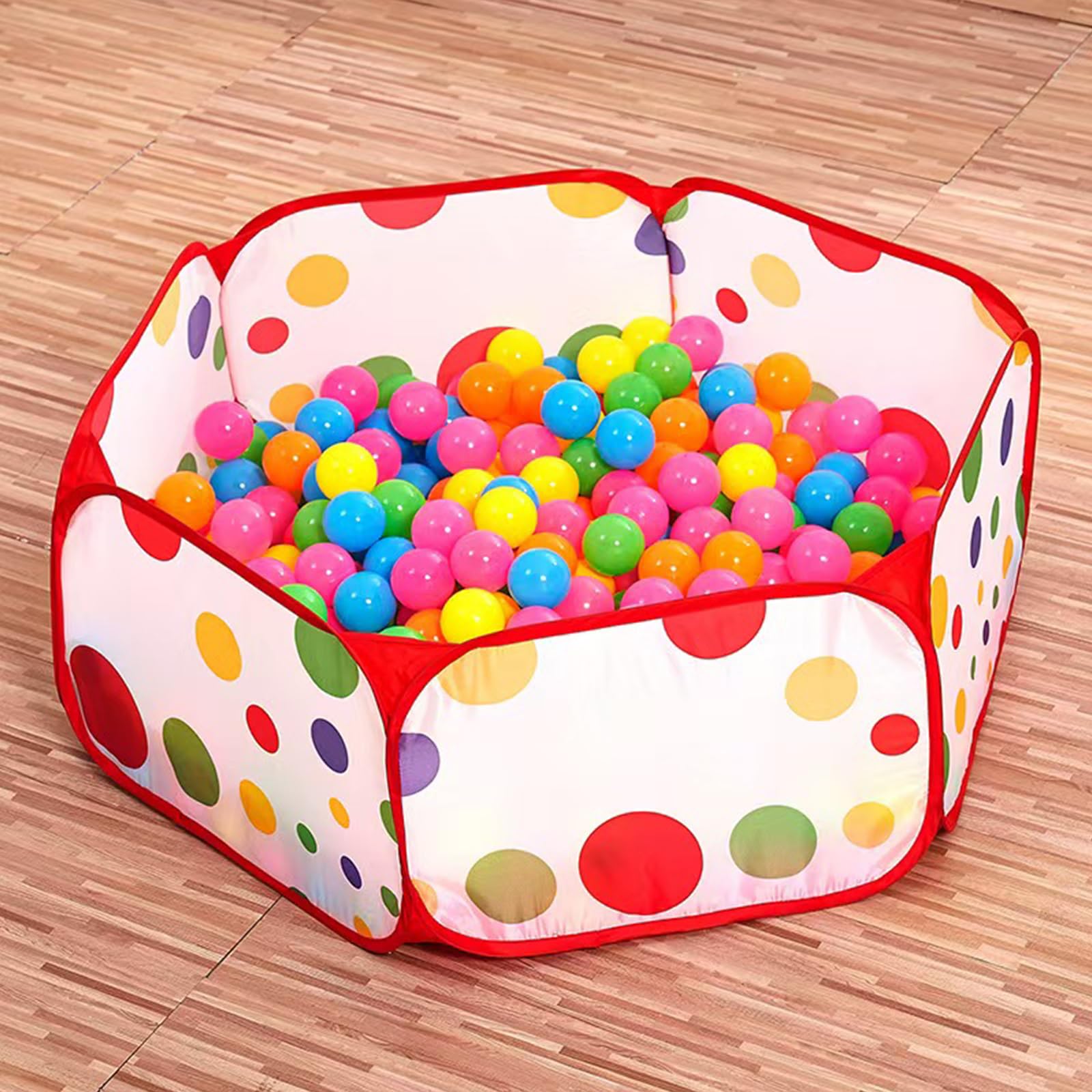1.2m Tenda Piscina di Palline per Bambini con Cerniera Rossa Deposito di Borsa