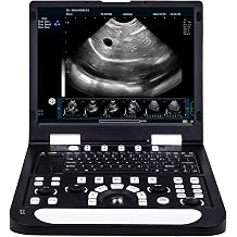 N60 15" LCD Portable Veterinary Ultrasound Machine, PW function, Image and Video Saving, Case Report Print for Dog Kennels, Cat Feeders Vet Pregnancy Check 3.5 Mhz Convex+6.5 Mhz Micro-Convex Probe
