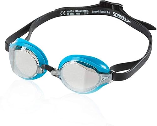 Vista 70 de Speedo Speed Socket 2.0 - Lentes Negro/Plata Espejado