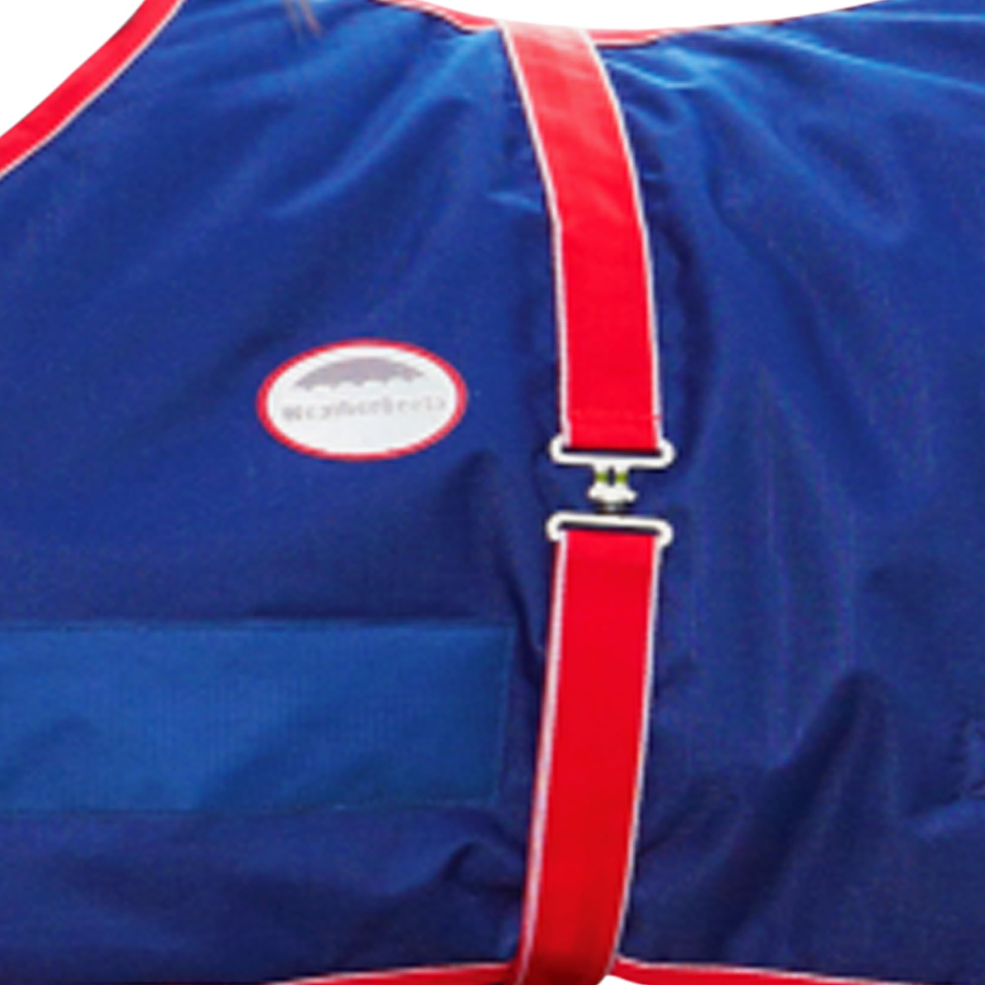 Weatherbeeta 1200d Fohlen Standard Hals Pferdedecke (95cm) (Marineblau/Rot/Weiß)